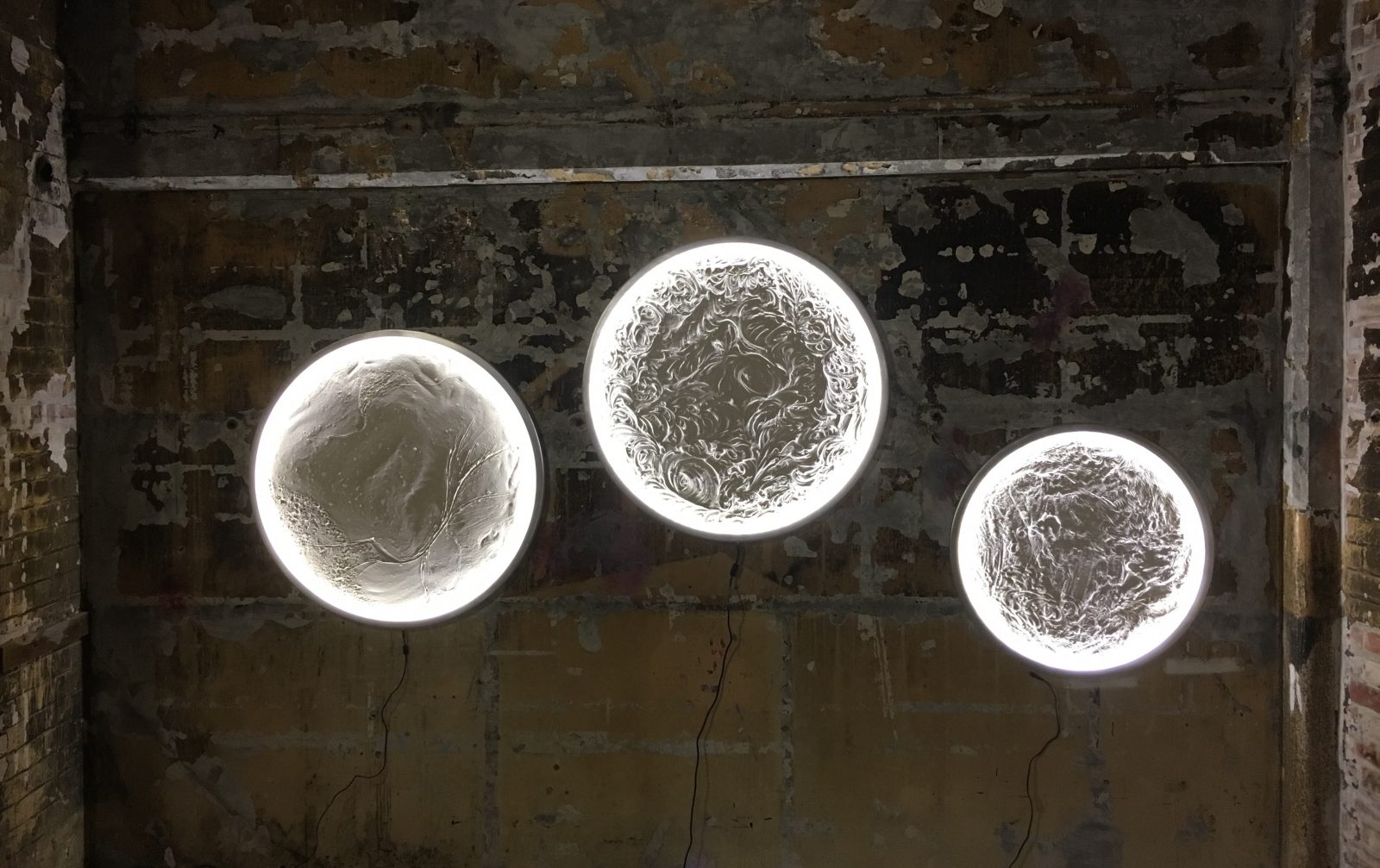 Three luna lights at LCW 2019 by nick rawcliffe, rawstudio